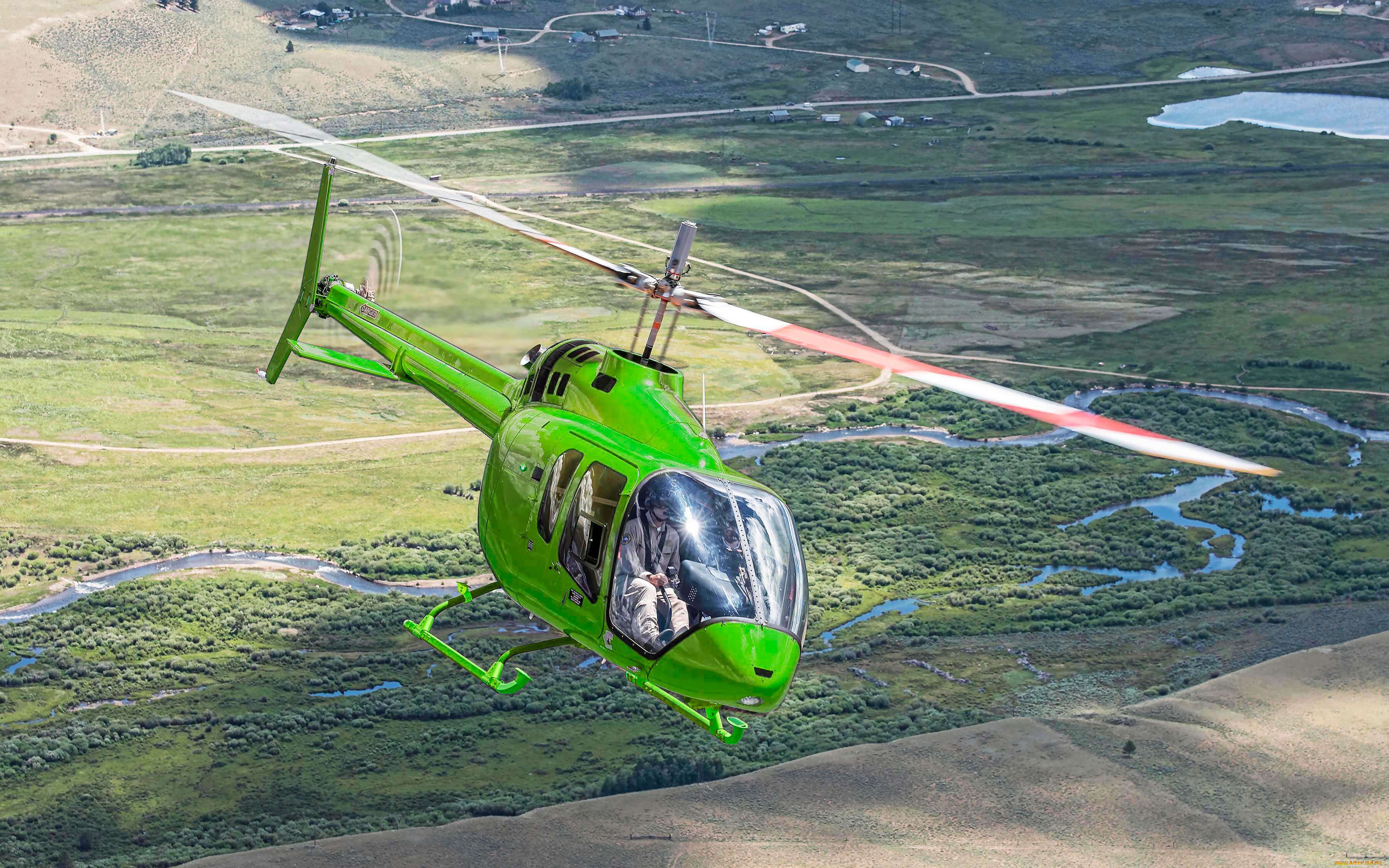 bell 505 jet ranger x, , , 4k, civil, aviation, bell, 505, jet, ranger, x, , 